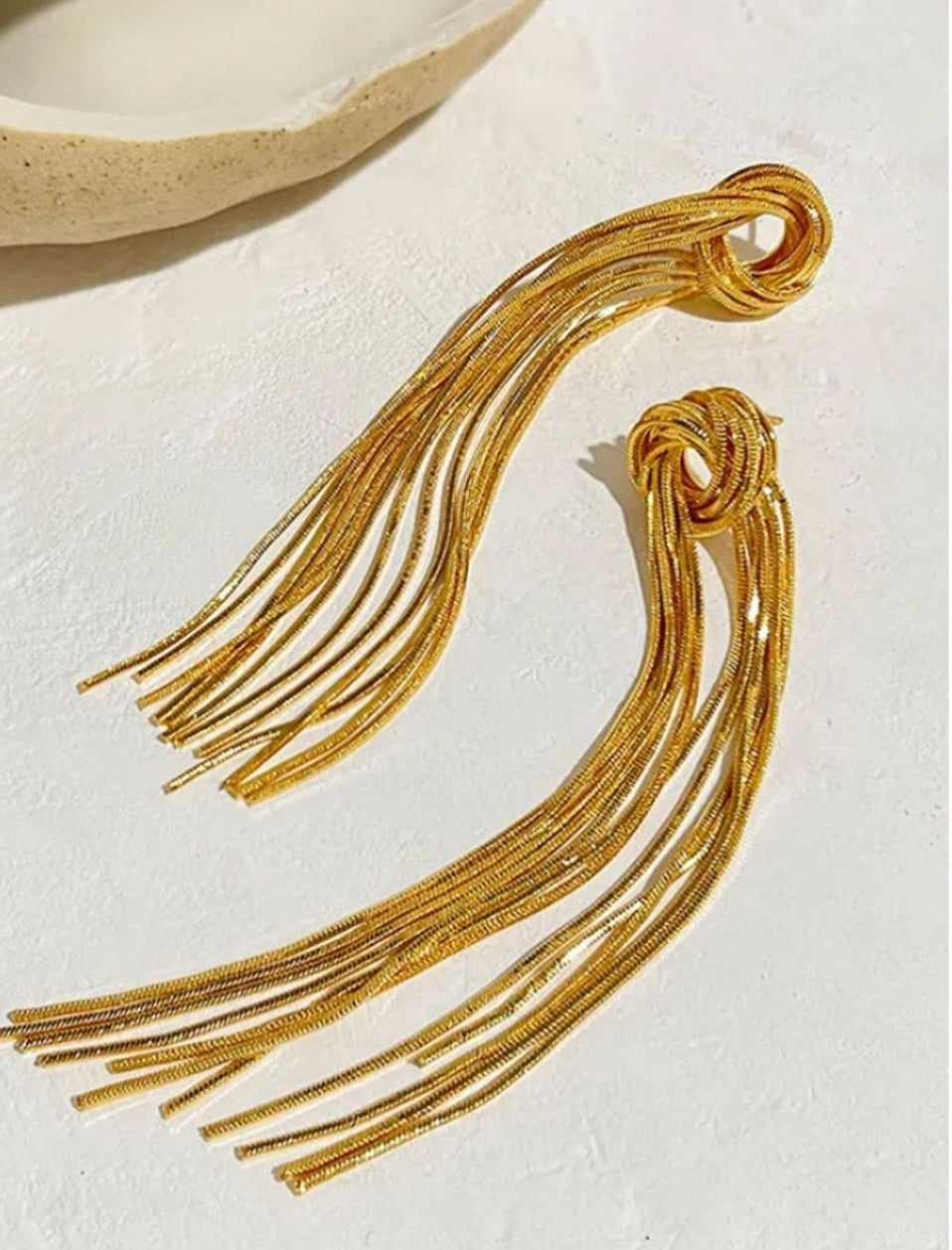Elegant Knot Tassel Earring