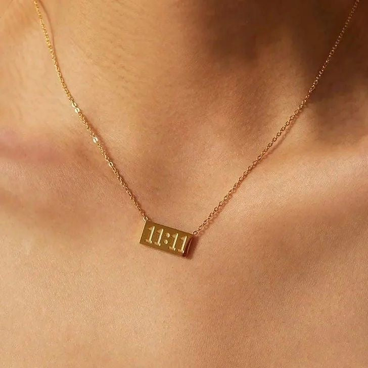 11:11 Pendant Necklace - Anti Tarnish
