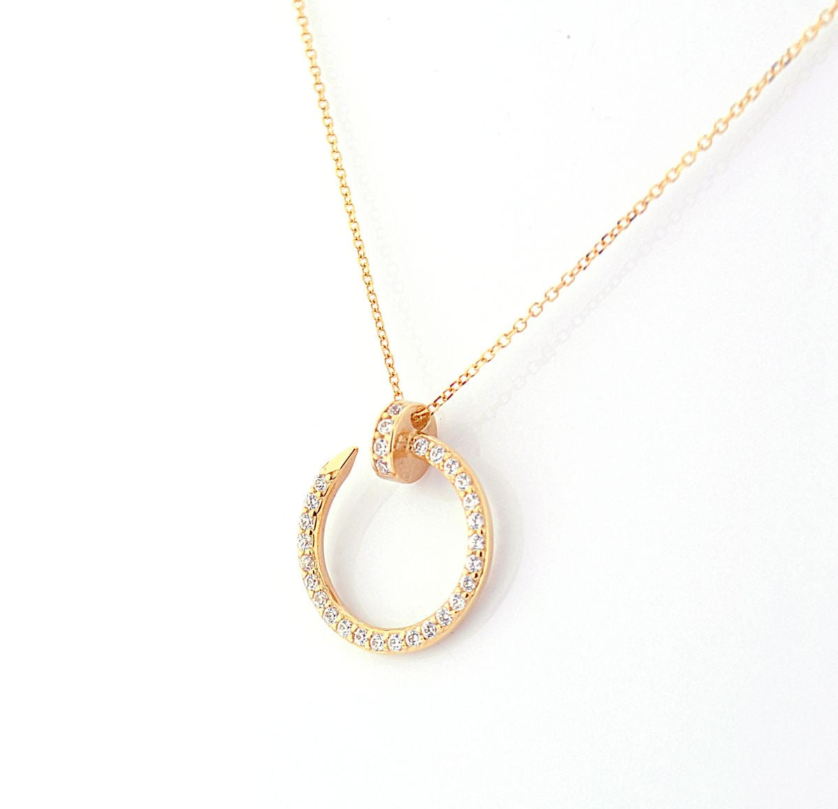 Nail Pendant Necklace - Anti Tarnish