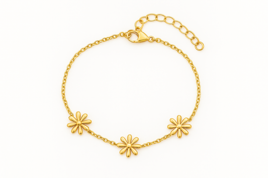 Daisy Flower Bracelet