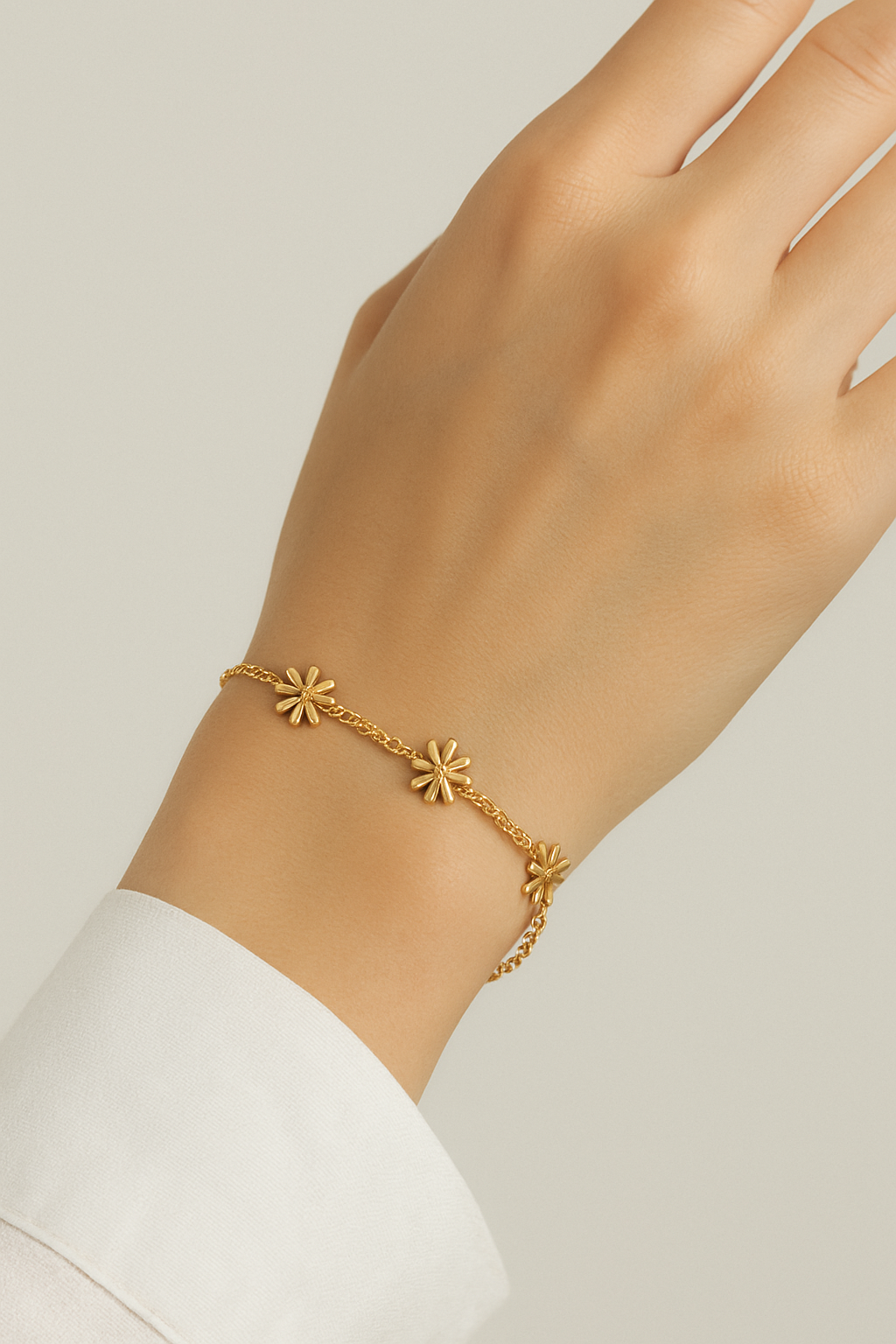 Daisy Flower Bracelet