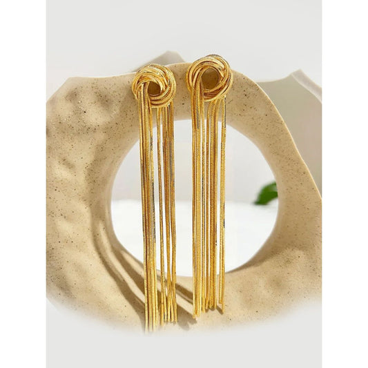 Elegant Knot Tassel Earring